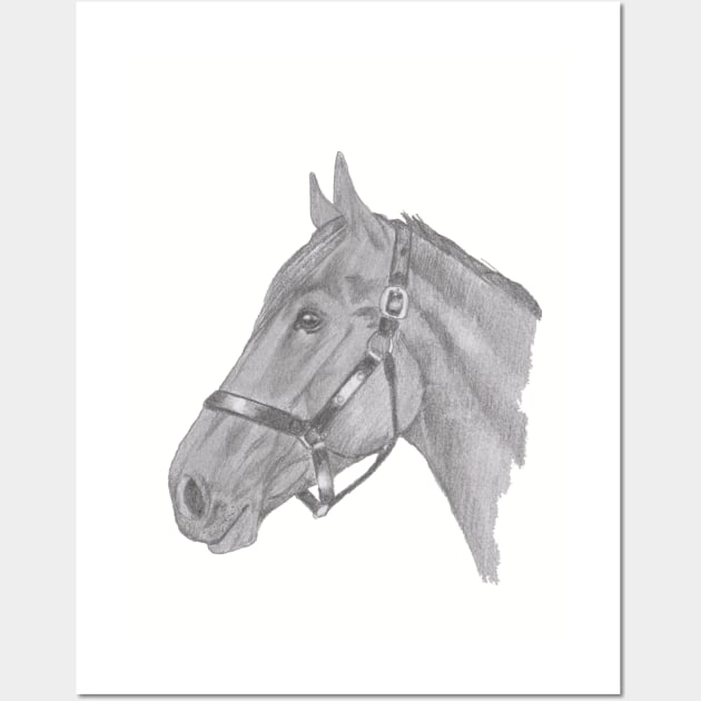 Horse Illustration Wall Art by Shyflyer